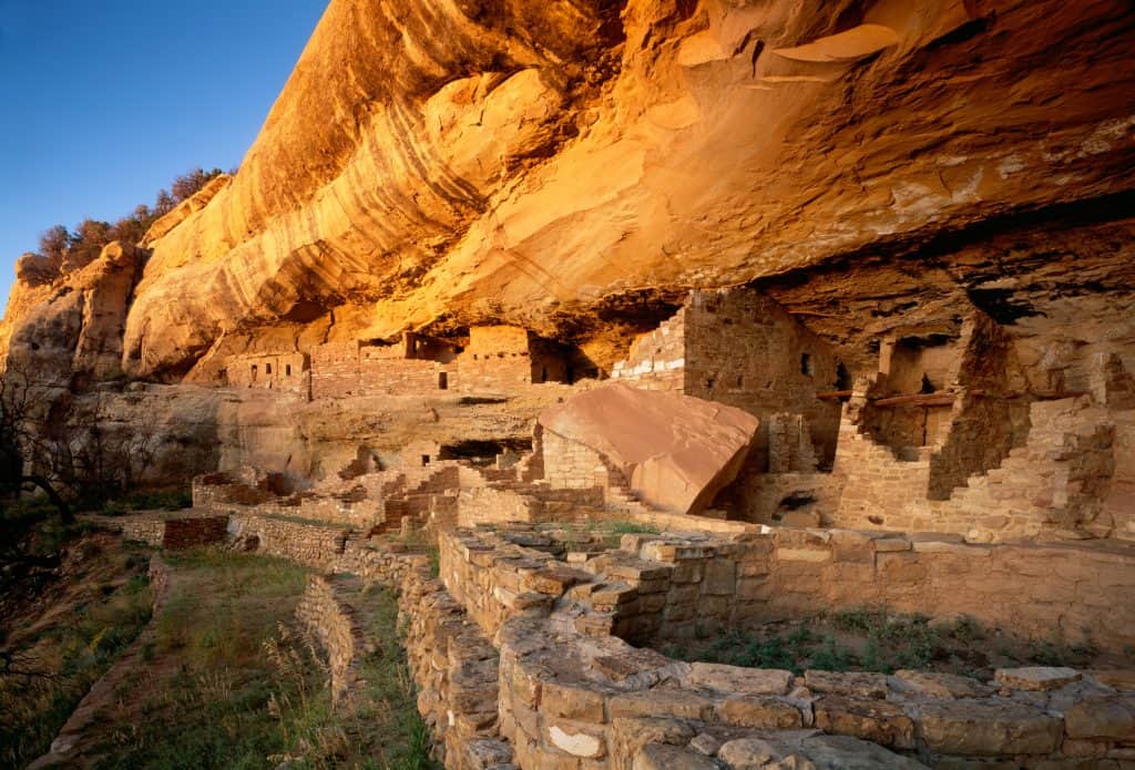 Cliff dwelling in Mesa Verde National Park