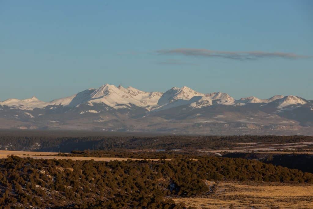 Mountain vista in Mesa Verde Country