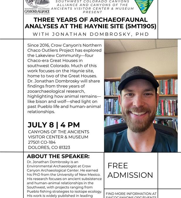 Three Years of Archaeofaunal Analyses at the Haynie Site (5MT1905) with Jonathan Dombrosky, PHD