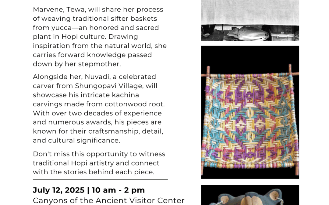 Cultural Demonstration at Canyons of the Ancients Visitor Center and Museum