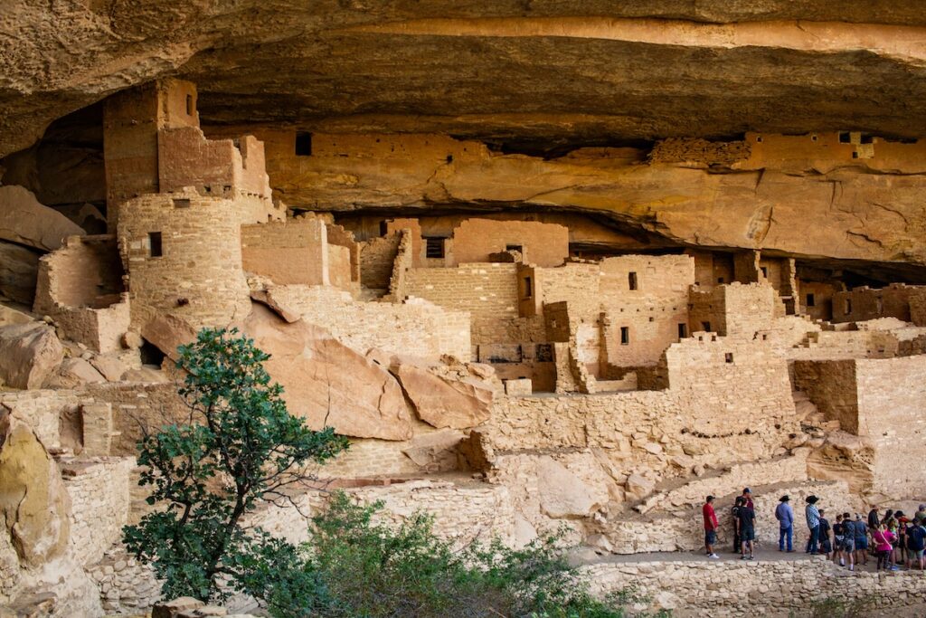 Ranger-led tour at Cliff Palace in Mesa Verde National Park