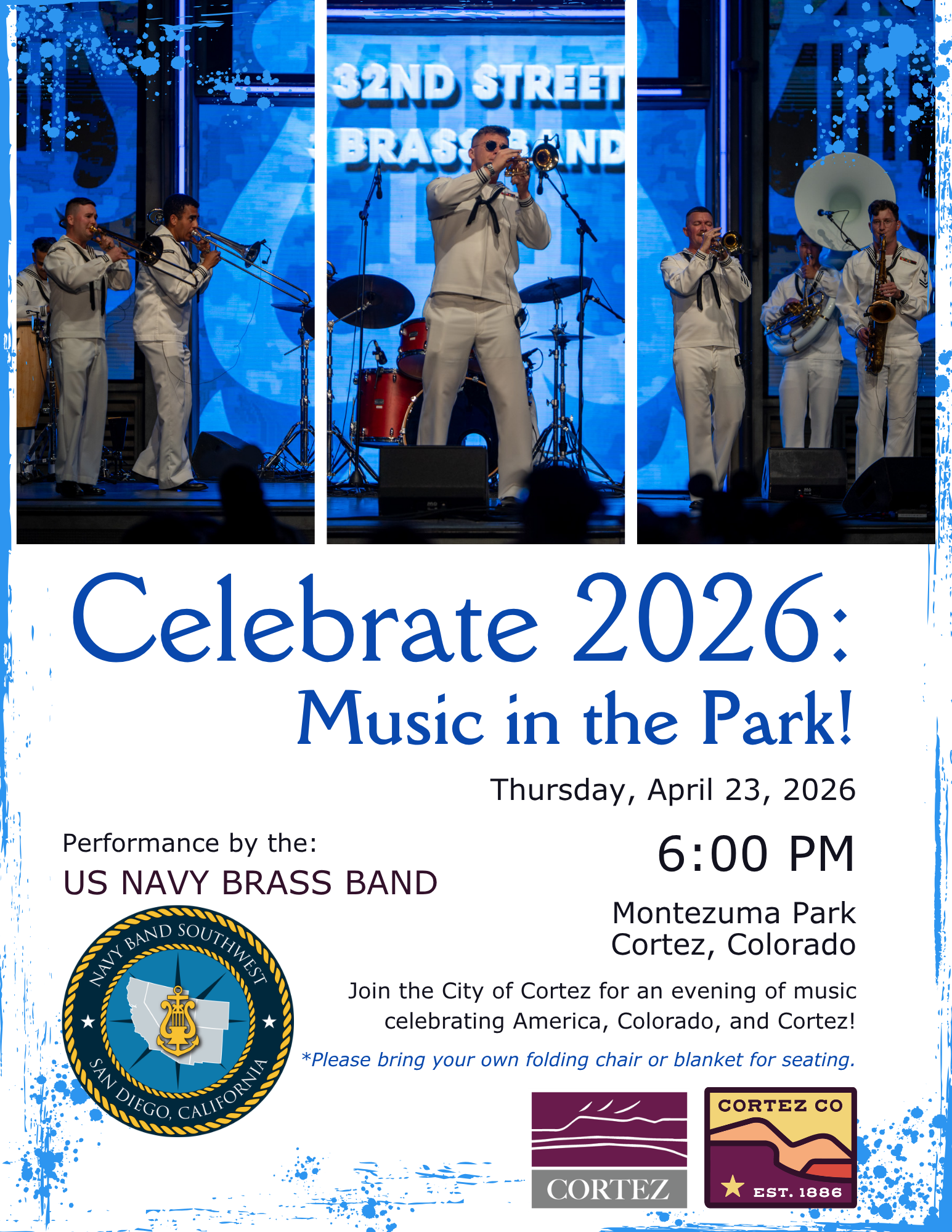 April 23 2026 US Navy Brass Band Concert Montezuma Park Poster(1)